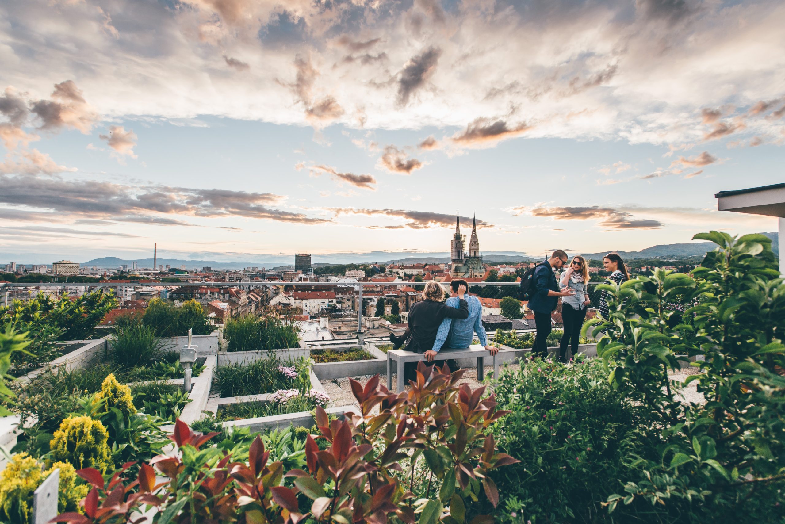 Panoramic view of Zagreb by Marija Gasparovic