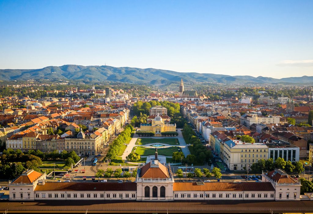 View of Zagreb